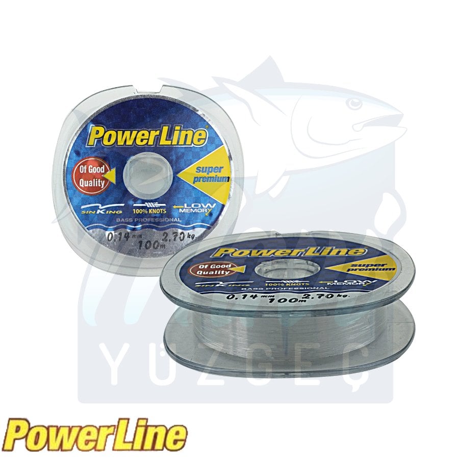 Powerline Super Premium 100 m.Bobin Misina 0,60 mm