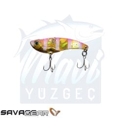 Savage Gear 3D Minnow Vibrasyon Blade 4.5cm 8,5gr Pink Gold Zebra Glow
