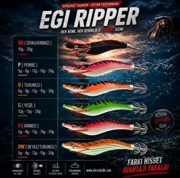 EGI RIPPER #3.0 X6753 11CM 15G