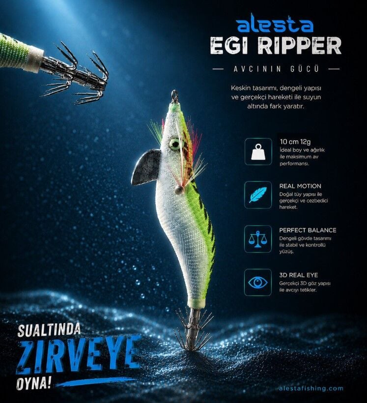 EGI RIPPER #3.0 X6753 11CM 15G Yeşil