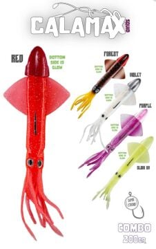 Fujin Calamax 200gr Combo Squid Silikon Yem