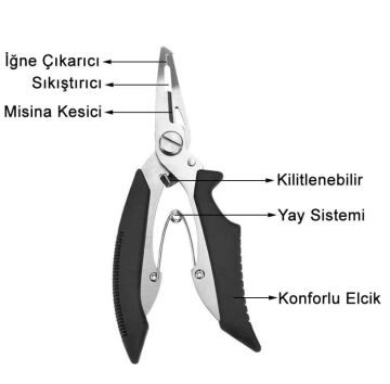 SHUFA Çok Amaçlı Balıkçı Pensesi