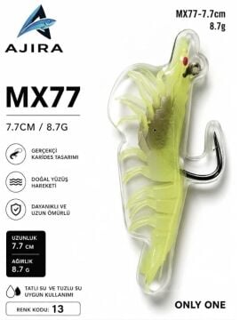 AJIRA MX77 – Silikon Karides Yem Serisi 13