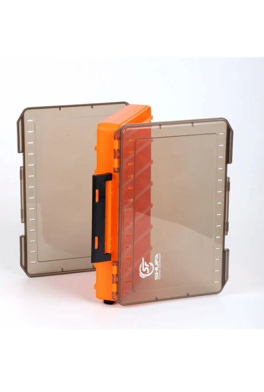 SHUFA Lure Box Çift Taraflı Kutu 110mm - Turuncu Plasticbox F04 XS