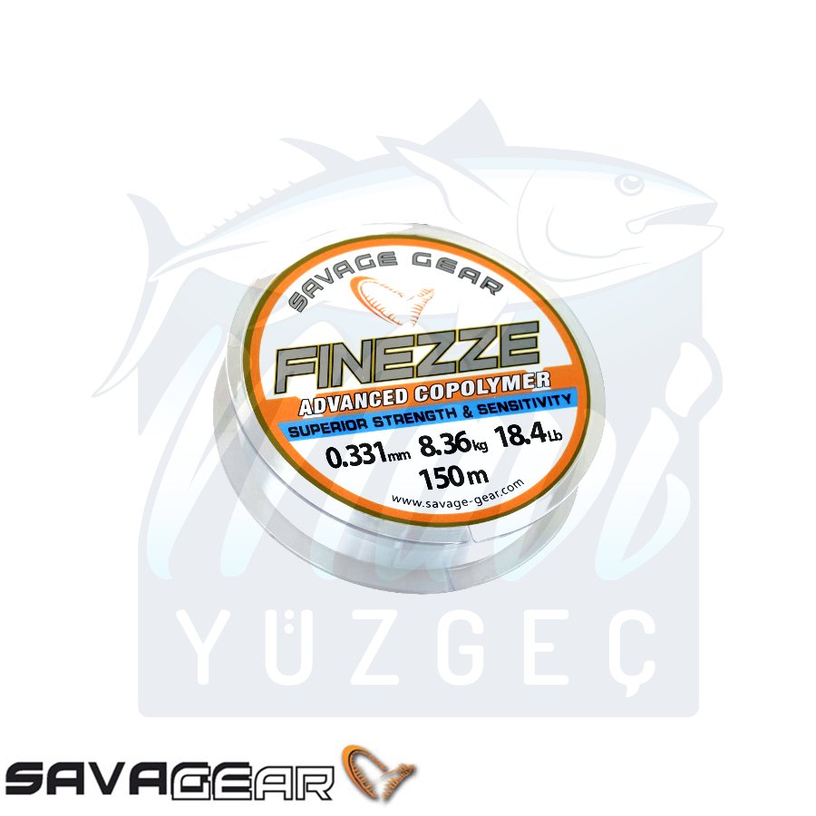 Savage Gear Finezze Mono 150mt Clear Misina 0,331 mm