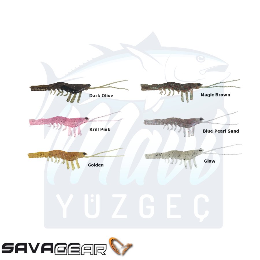 Savage Gear LB Manic Shrimp 6.6 cm 6 Adet Suni Yem