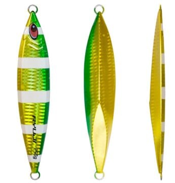 RYUJI CROWN JIG 250GR SLOW JIG Green Zebra Glow