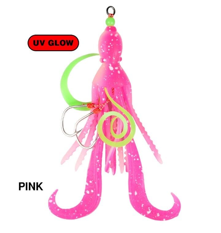 SEABOR OCTO SWIM 15CM pink uv glow