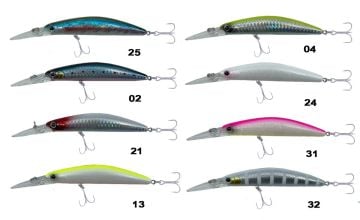Kendo Deep Minnow 95F 95mm 13gr Suni Balık(Dalarlı)