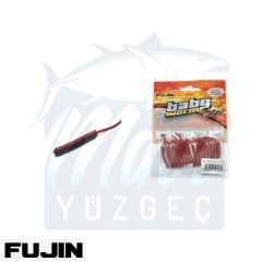 Fujin Baby Worm 5.2 cm Floating LRF Silikonu Fujin Baby Worm 5.2 cm Floating LRF Silikonu FJBB02-Bloody Red