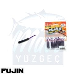 Fujin Baby Worm 5.2 cm Floating LRF Silikonu Fujin Baby Worm 5.2 cm Floating LRF Silikonu FJBB03-Purple Glow