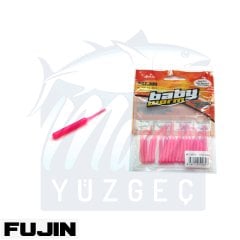 Fujin Baby Worm 5.2 cm Floating LRF Silikonu Fujin Baby Worm 5.2 cm Floating LRF Silikonu FJBB04-Pink Glow