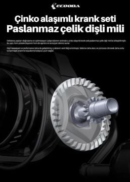 Ecooda Black Hawk III 5000 Olta Makinesi