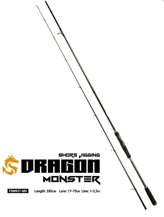 Fujin Dragon Monster 285cm 17-75gr Shore jig Kamışı - Mavi Yüzgeç