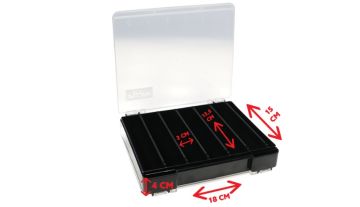 Fujin Tackle Box 125DS Çift Taraflı Slim Maket Balık Kutusu