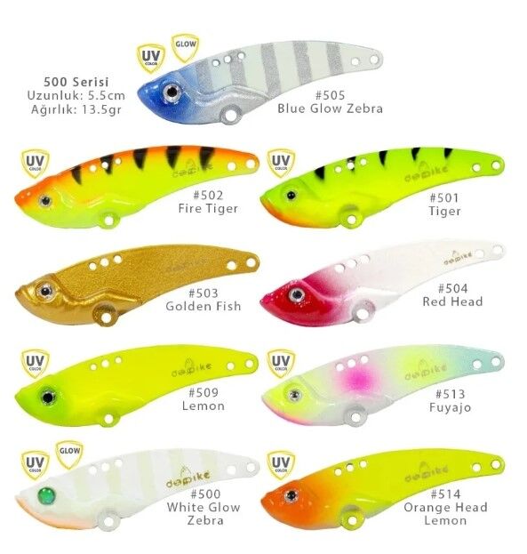 Deepvib 500 14gr 5.5cm Vibrasyon Yem Serisi