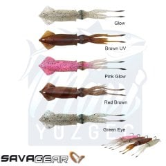 Savage Gear 3D TPE Swim Squid 95mm 10g 2 Adet Suni Yem