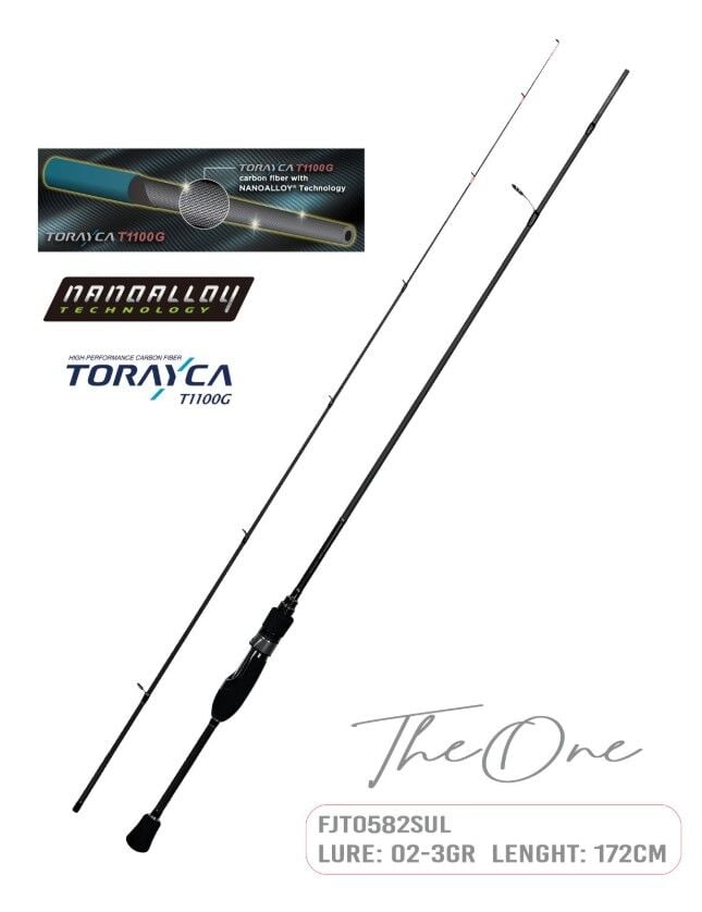 Fujin Fujin TheOne 172cm 02-3gr LRF Kamışı 582SUL