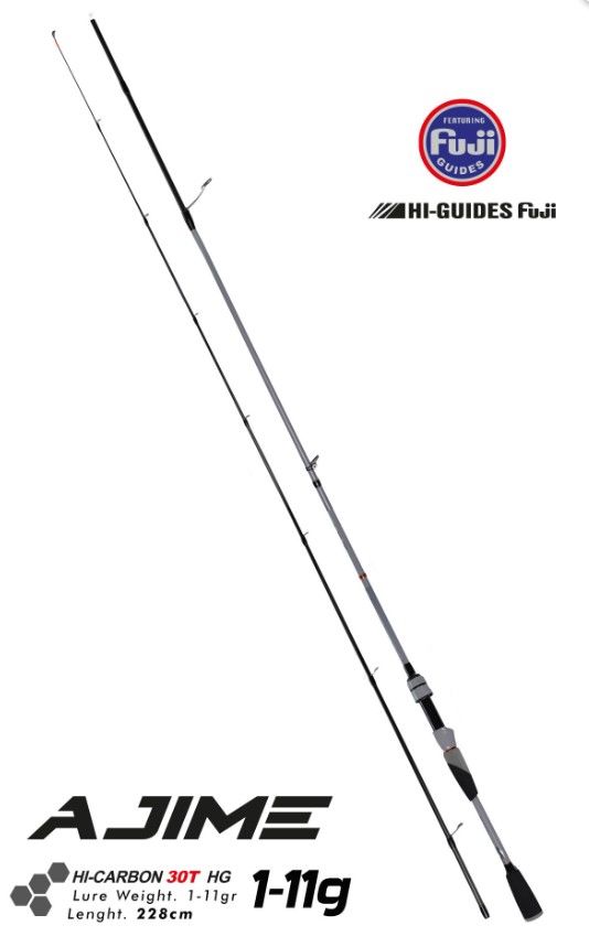 Fujin Ajime 228cm 1-11gr LRF Kamışı FAJ-762L - Mavi Yüzgeç Balık