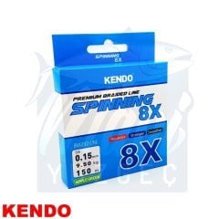 Kendo Spınnıng 8X Fıghtıng 150mt Örgü ip (Apple Green) 0,13mm