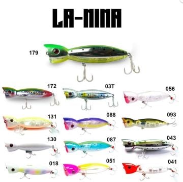 FUJIN La-Nina Maket Balık Su Üstü Popper