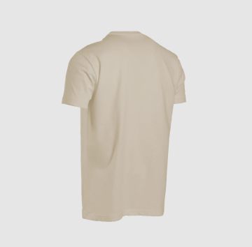 Graphite Kısa Kollu Bisiklet Yaka T-Shirt DJ Ahtapot Desenli-Bej