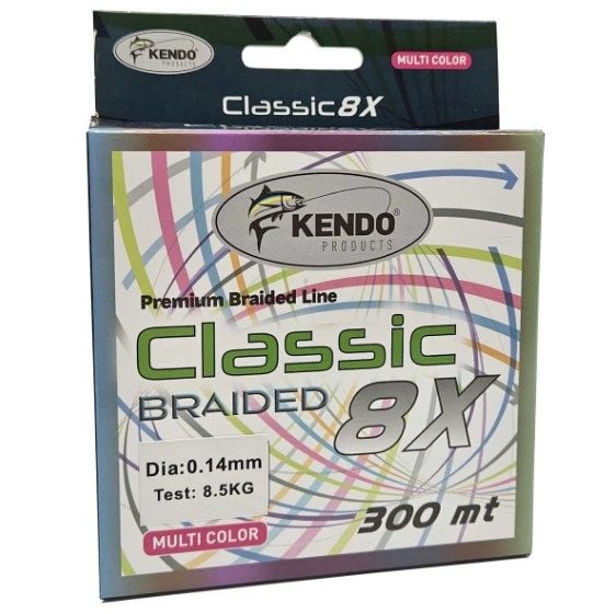 Kendo Classic 8X 300m Multicolor Örgü İp