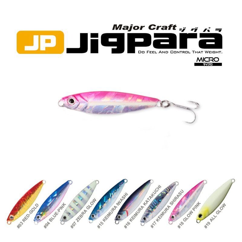 Major Craft JigPara Micro JPM-5gr - Mavi Yüzgeç Balık Avı
