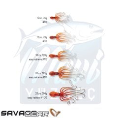 Savage Gear Octopus 185gr 20cm Suni Yem