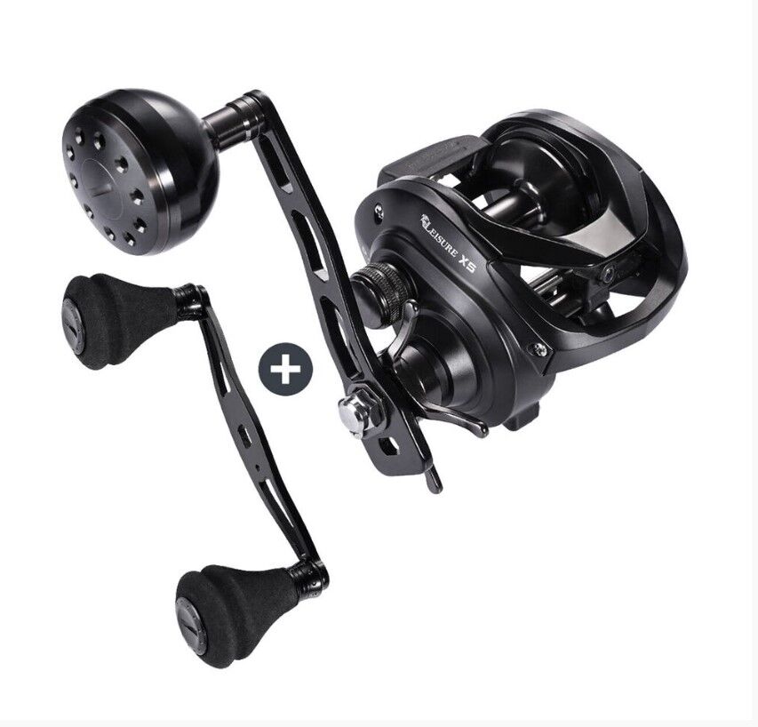 Noeby Leisure X5 L Slow Jig Çıkrık Makine (Sol El) - Mavi Yüzgeç